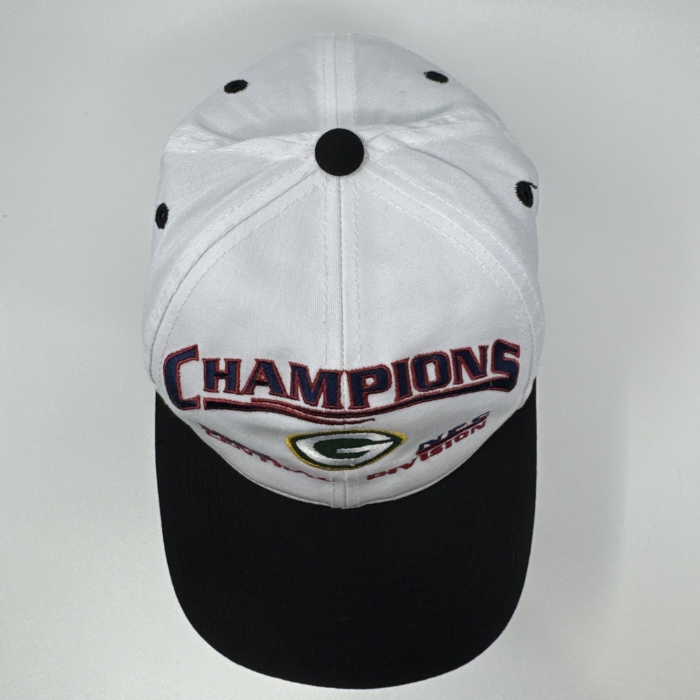 Green‎ Bay Packers Snapback Hat 1997 Central Division Champions Vintage - Picture 8 of 13